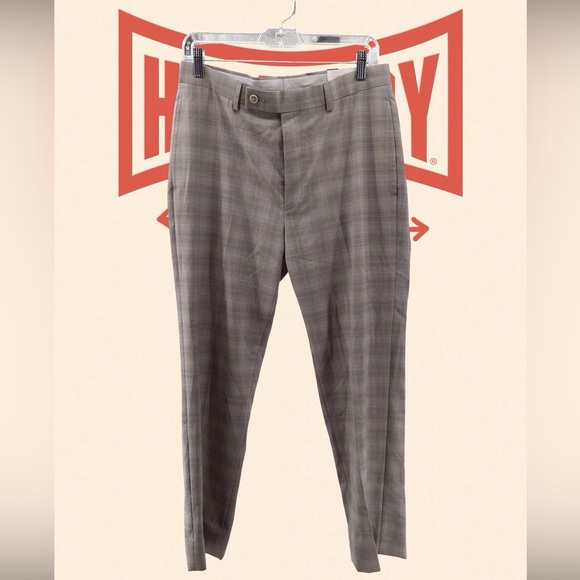 Calvin Klein Slim Fit Gray Trousers